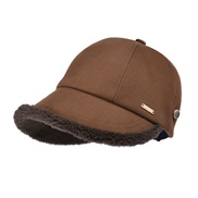 (Coffee )autumn Winter velvet warm hat woman same style Korean style all-Purpose thick Bucket hat