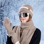 Winter hat gloves thr...