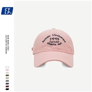 (M56-58cm)( Pink)hat woman spring autumn samll baseball cap big head cap summer sunscreen sun hat