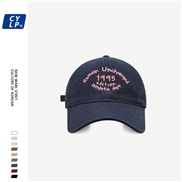 (M56-58cm)( Navy blue)hat woman spring autumn samll baseball cap big head cap summer sunscreen sun hat