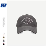 (M56-58cm)( Dark grey)hat woman spring autumn samll baseball cap big head cap summer sunscreen sun hat