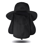 ( black)Bucket hat man sun hat summer Outdoor sunscreen draughty sun hat woman