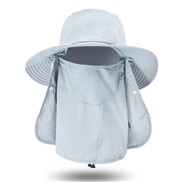 ( light gray)Bucket hat man sun hat summer Outdoor sunscreen draughty sun hat woman