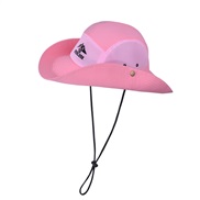 ( Pink)spring summer Outdoor sunscreen man hat woman big draughty Cowboy sun hat