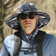 ( Adjustable)(S+)big wind hat summer Outdoor man sun big wind Shade sunscreen