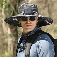 ( Adjustable)(S+)big wind hat summer Outdoor man sun big wind Shade sunscreen