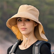 ( khaki)hat man summer Bucket hat sunscreen sun hat shawl spring summer big sun hat