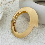 ( 3 gold   2393k2)occidental style  fashion Irregular Alloy bangle  wind surface widthracelet set