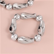 (NK2722 silvery ) exaggerating bangle bracelet  fashion new elasticity gold bangle occidental stylebracelet