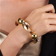 (NK2722 gold ) exaggerating bangle bracelet  fashion new elasticity gold bangle occidental stylebracelet