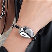 (NK2723 silvery ) exaggerating bangle bracelet  fashion new elasticity gold bangle occidental stylebracelet