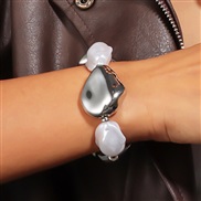 (NK2784 silvery ) exaggerating bangle bracelet  fashion new elasticity gold bangle occidental stylebracelet