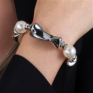 (NK272  silvery ) exaggerating bangle bracelet  fashion new elasticity gold bangle occidental stylebracelet