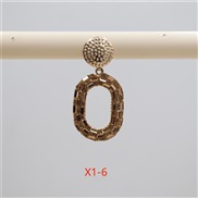 ( Gold)occidental style personality fully-jewelled earrings creative chain shape diamond color ear stud fashion Earring