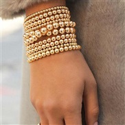 ( Gold4mm) Pearl brac...