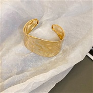 (1   Gold ) occidental style Irregular Metal bangle brief atmospheric wind personality