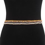 ( Orange) beads chain...