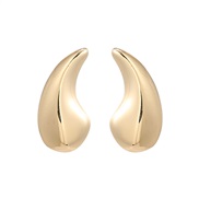 ( Gold)summer drop Alloy earrings occidental style Earring woman fashion exaggerating surface Metal ear stud